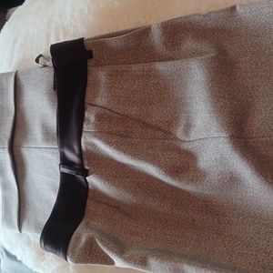 Alex Marie Tan/Brown cuffed Pants Size 6